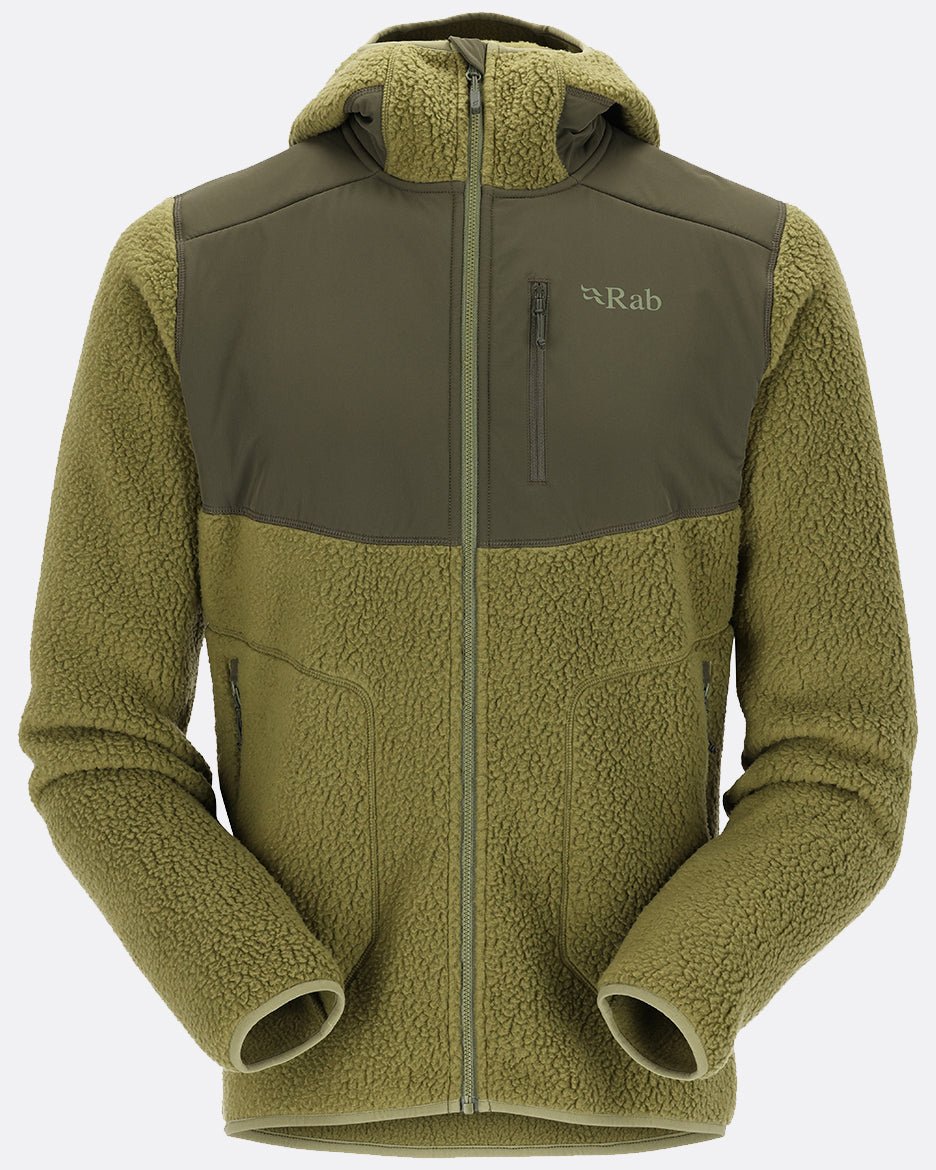 Rab Outpost Hoody - Sudadera con capucha de Polartec y piel de borrego - Forros Polares