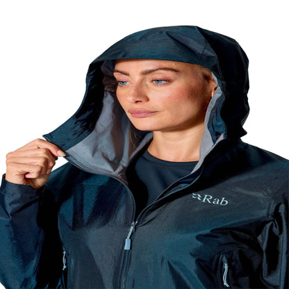 Rab Phantom Mountain Jacket Wmns – Chaqueta Impermeable Ultraligera para Trail Running y Montaña Técnica - Chaquetas
