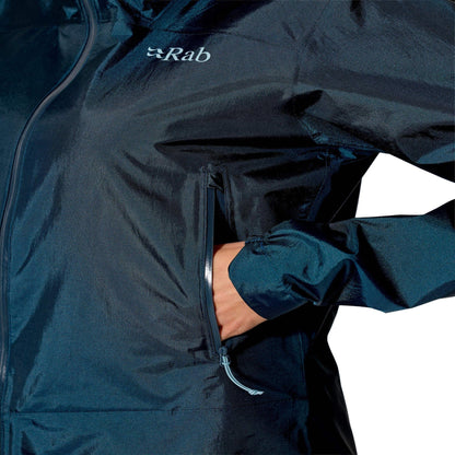 Rab Phantom Mountain Jacket Wmns – Chaqueta Impermeable Ultraligera para Trail Running y Montaña Técnica - Chaquetas