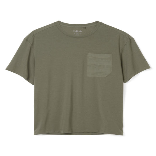 Rab Rivelin Pocket Tee – Camiseta Técnica Ligera Dryflo™ para Verano y Montaña - Camisetas técnicas