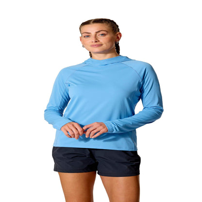 Rab Sonic Hoody Wmns – Camiseta técnica con capucha ligera Dryflo™ Air para alta actividad en montaña - 
