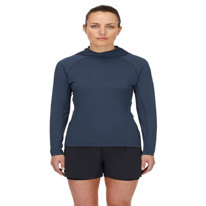 Rab Sonic Hoody Wmns – Camiseta técnica con capucha ligera Dryflo™ Air para alta actividad en montaña - 