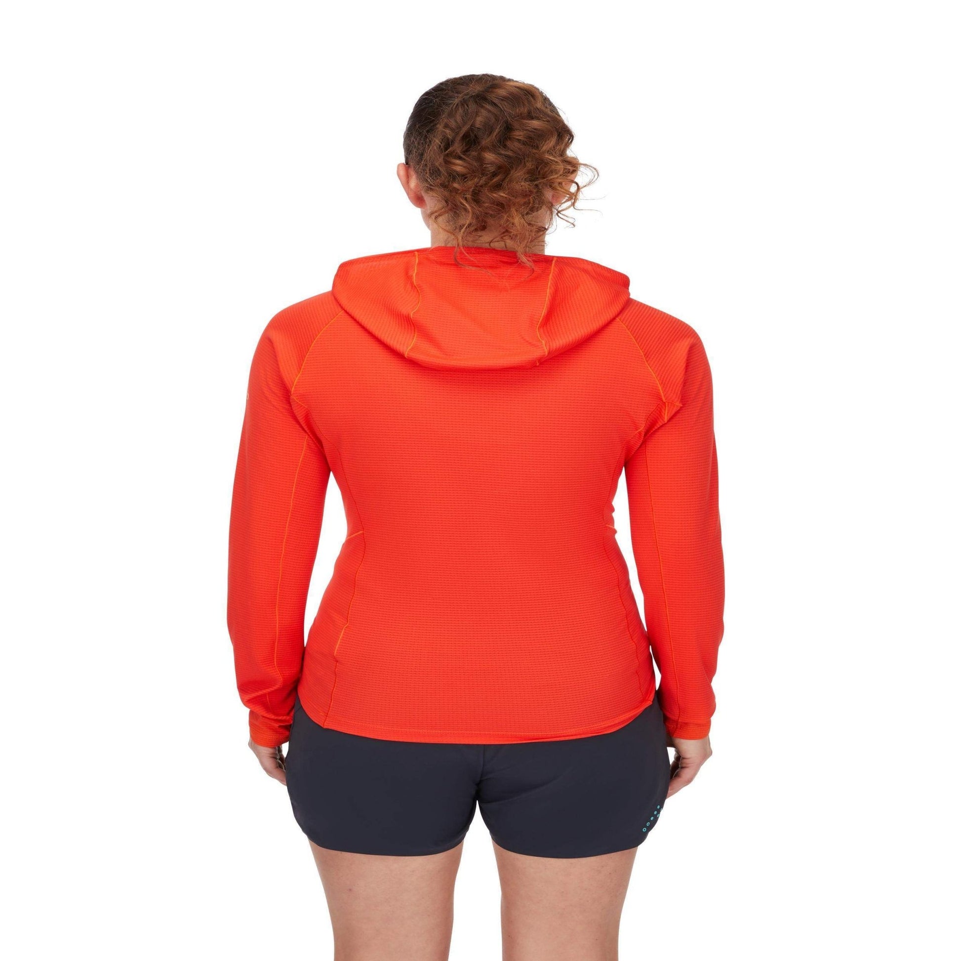 Rab Sonic Hoody Wmns – Camiseta técnica con capucha ligera Dryflo™ Air para alta actividad en montaña - 