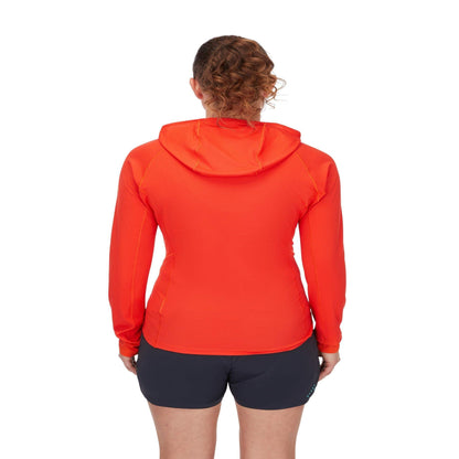 Rab Sonic Hoody Wmns – Camiseta técnica con capucha ligera Dryflo™ Air para alta actividad en montaña - 