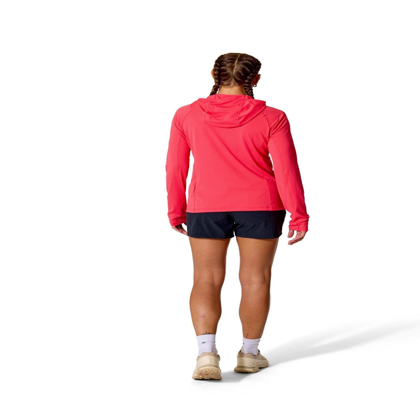 Rab Sonic Hoody Wmns – Camiseta técnica con capucha ligera Dryflo™ Air para alta actividad en montaña - 