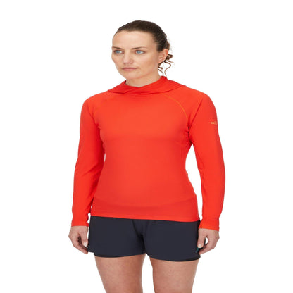 Rab Sonic Hoody Wmns – Camiseta técnica con capucha ligera Dryflo™ Air para alta actividad en montaña - 