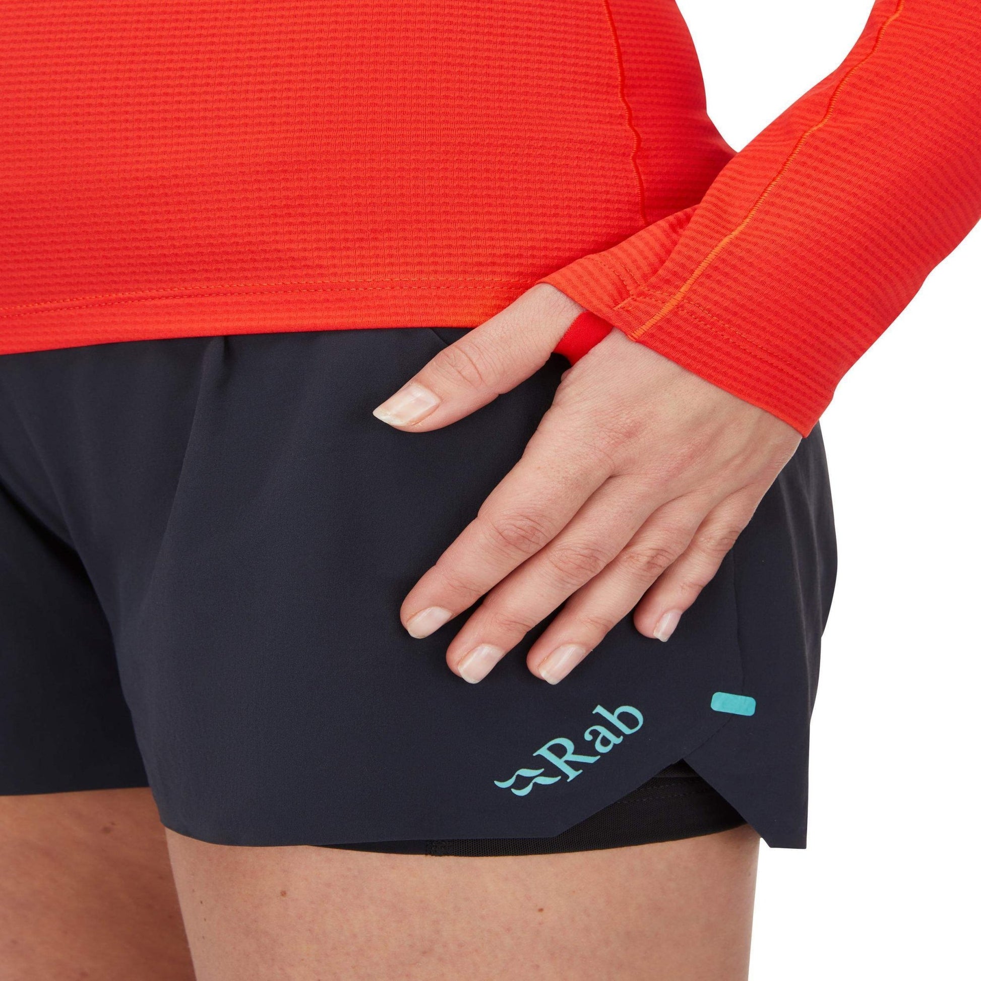 Rab Sonic Hoody Wmns – Camiseta técnica con capucha ligera Dryflo™ Air para alta actividad en montaña - 