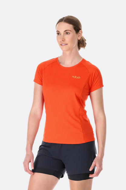 Rab Sonic Tee W'S - Secado Rápido Antiolores - Camisetas Manga Corta