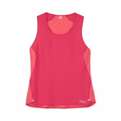 Rab Sonic Ultra Tank Wmns – Camiseta técnica sin mangas ultraligera para trail y alta intensidad - 