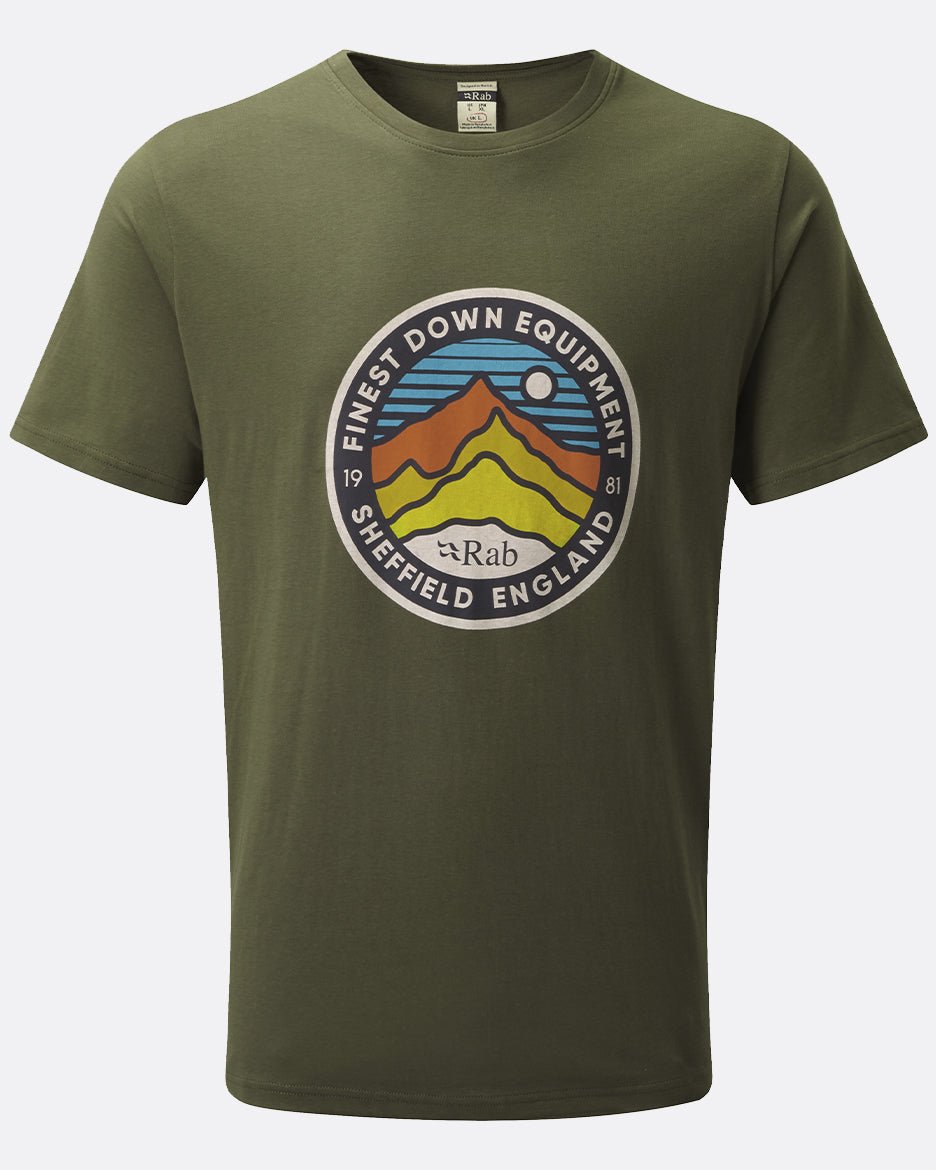 Rab Stance 3 Peaks Tee - Algodón - Camisetas Manga Corta