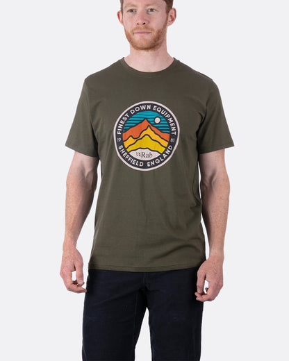 Rab Stance 3 Peaks Tee - Algodón - Camisetas Manga Corta