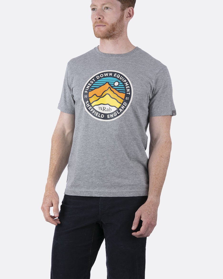 Rab Stance 3 Peaks Tee - Algodón - Camisetas Manga Corta