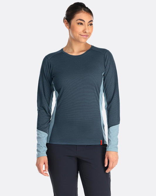 Rab Syncrino Base LS Tee W'S - Lana Merino - Camisetas