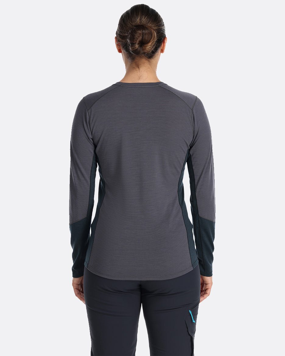 Rab Syncrino Base LS Tee W'S - Lana Merino - Camisetas