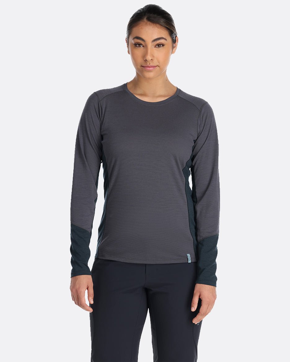 Rab Syncrino Base LS Tee W'S - Lana Merino - Camisetas