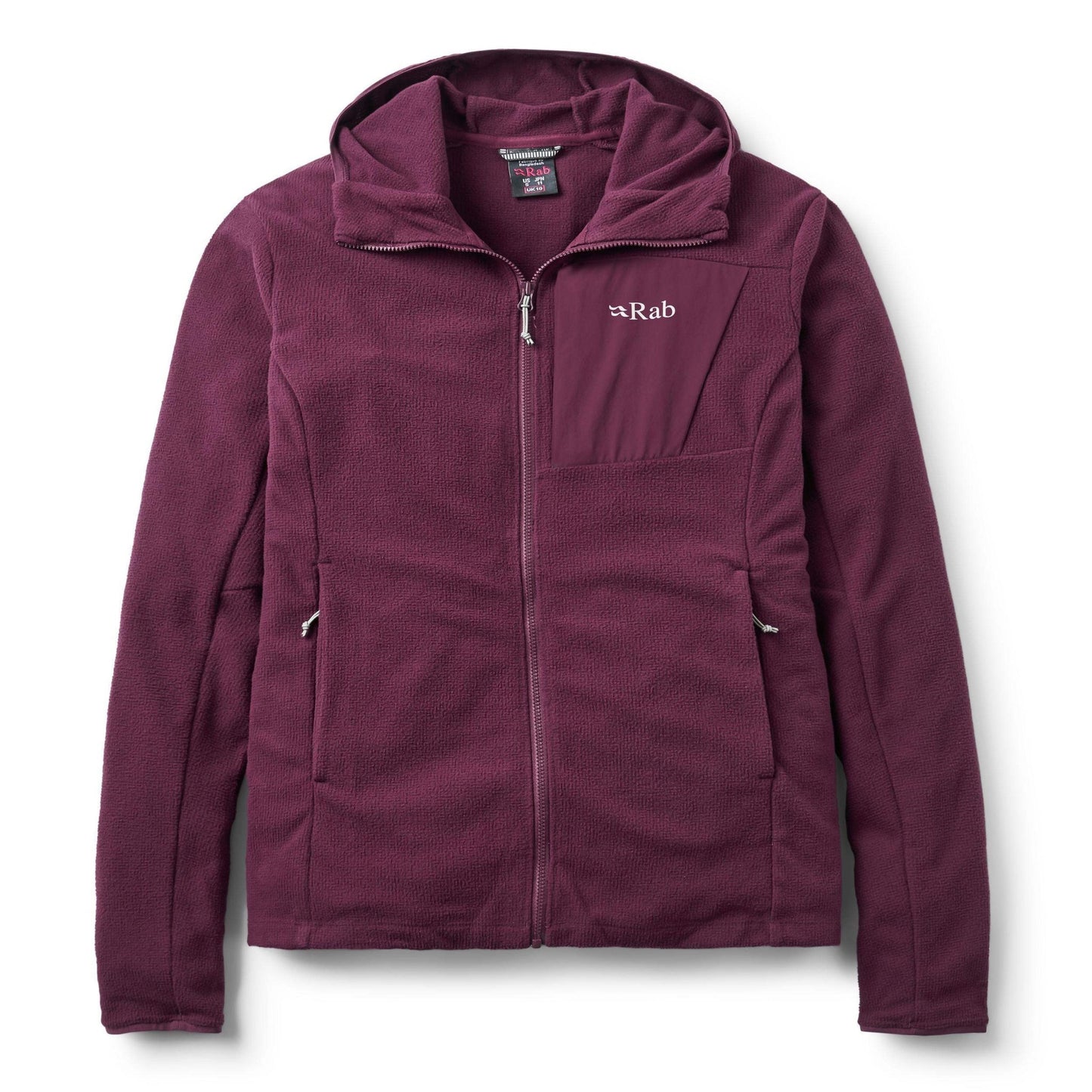 Rab Tecton Hoody Wmns – Forro Polar Técnico con Capucha Thermic™ para Montaña - Fleece
