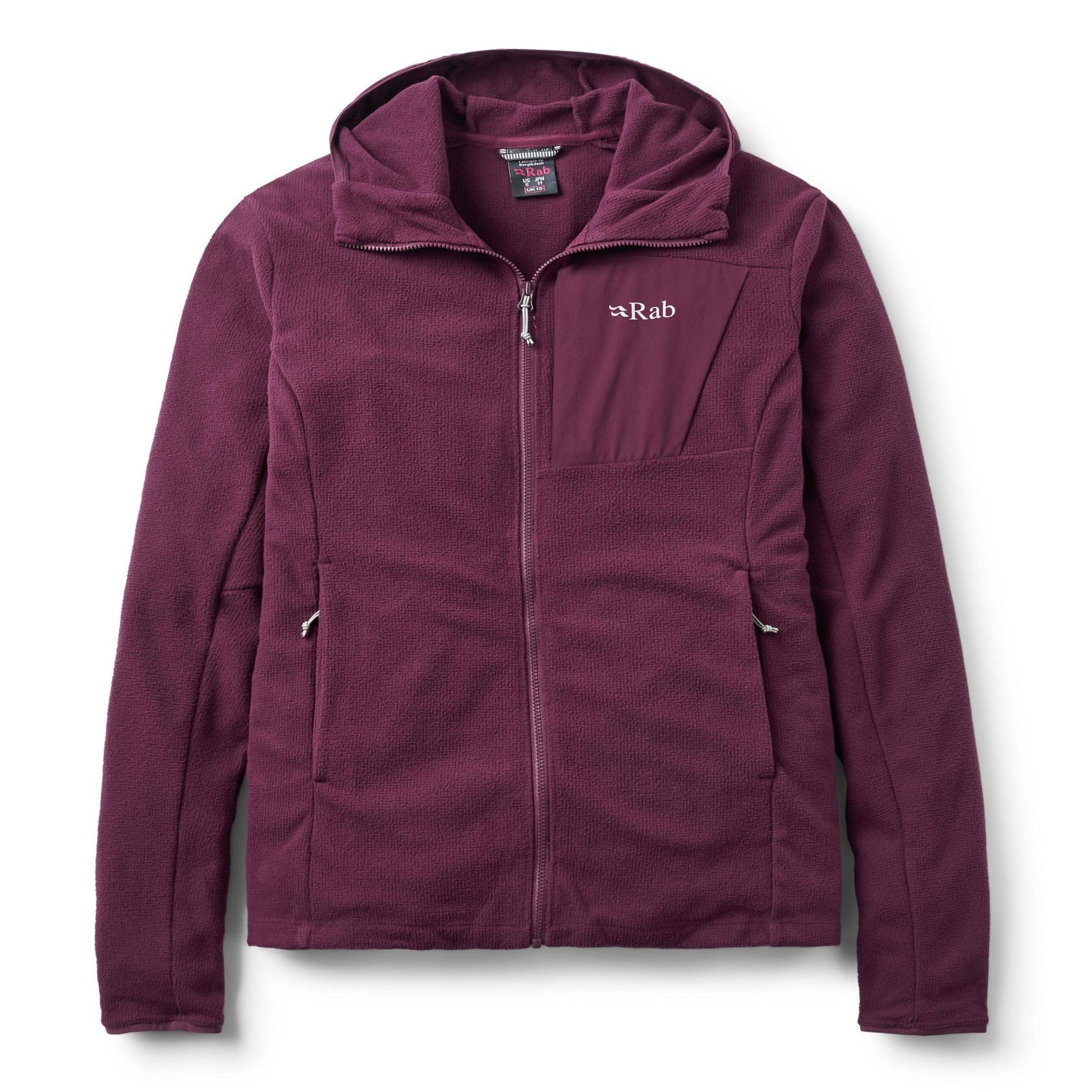 Rab Tecton Hoody Wmns – Forro Polar Técnico con Capucha Thermic™ para Montaña - Fleece