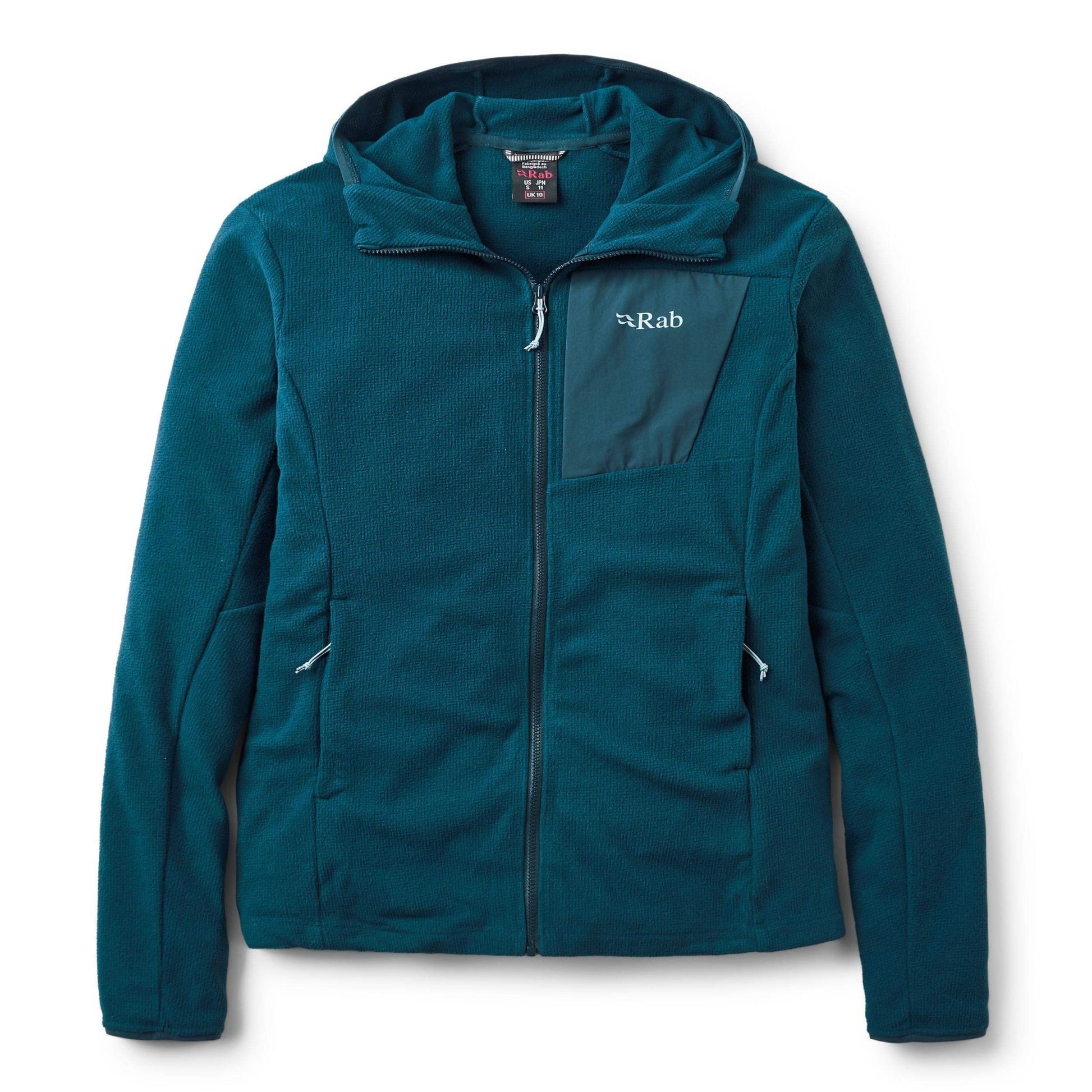 Rab Tecton Hoody Wmns – Forro Polar Técnico con Capucha Thermic™ para Montaña - Fleece