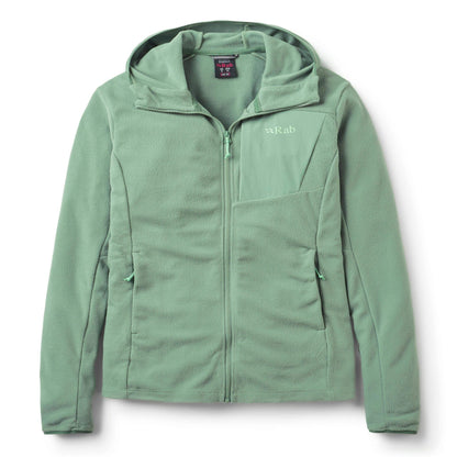 Rab Tecton Hoody Wmns – Forro Polar Técnico con Capucha Thermic™ para Montaña - Fleece