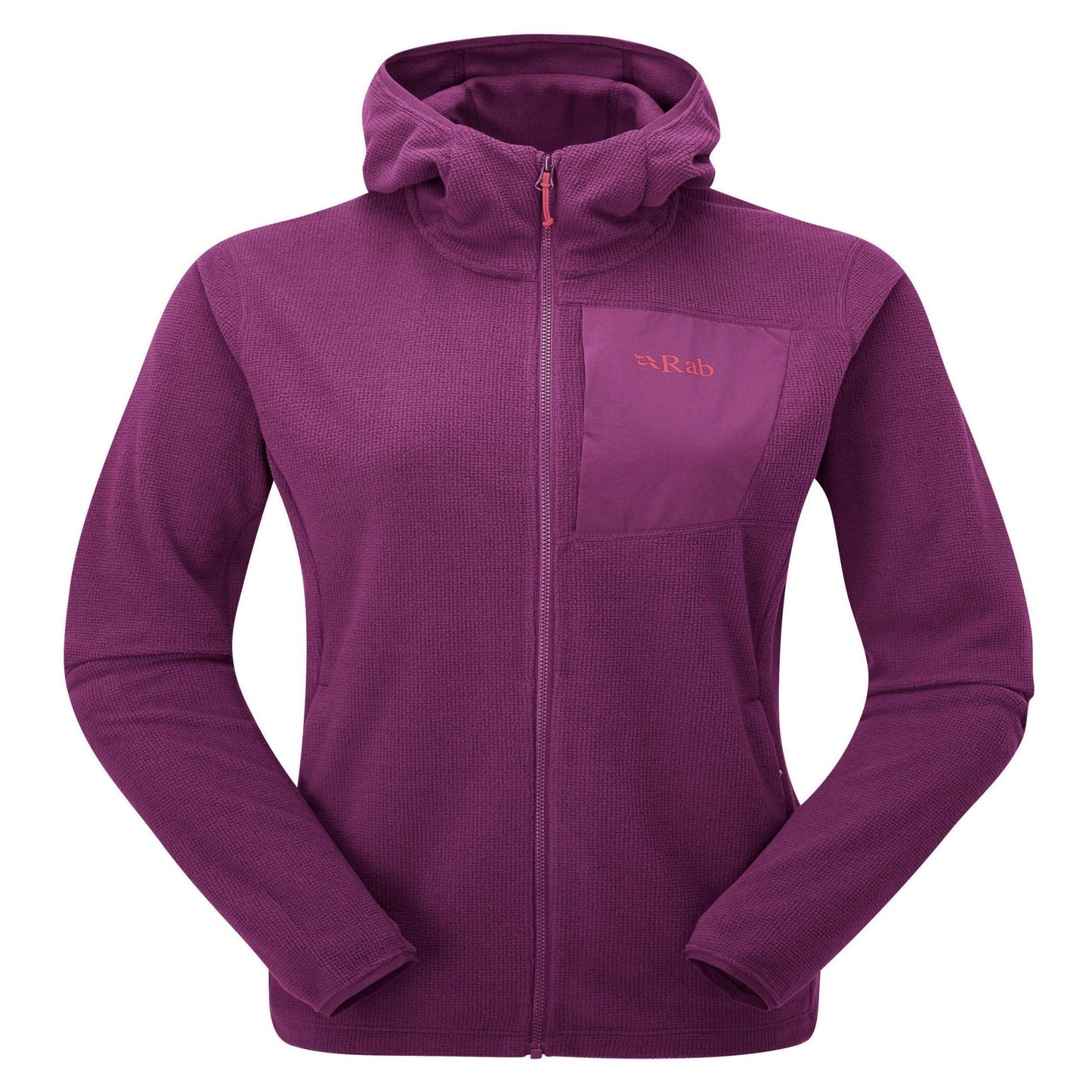 Rab Tecton Hoody Wmns – Forro Polar Técnico con Capucha Thermic™ para Montaña - Fleece