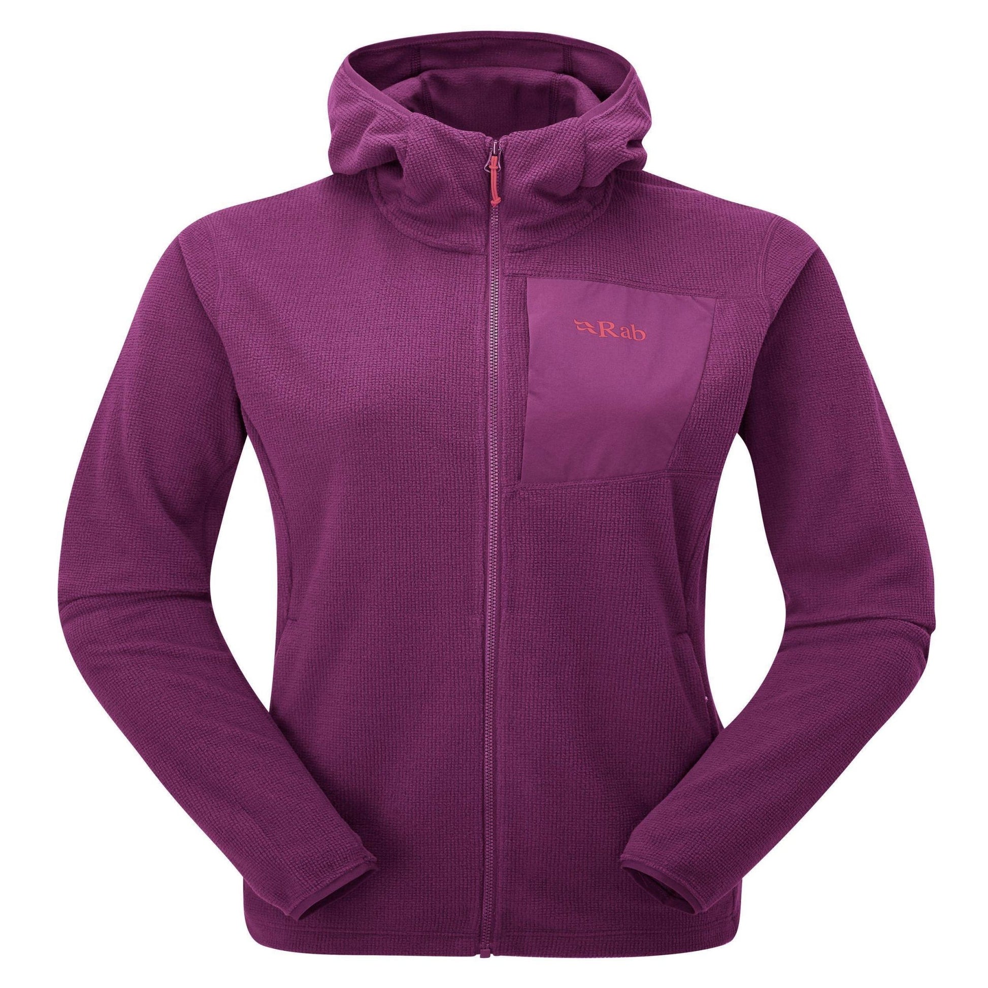 Rab Tecton Hoody Wmns – Forro Polar Técnico con Capucha Thermic™ para Montaña - Fleece
