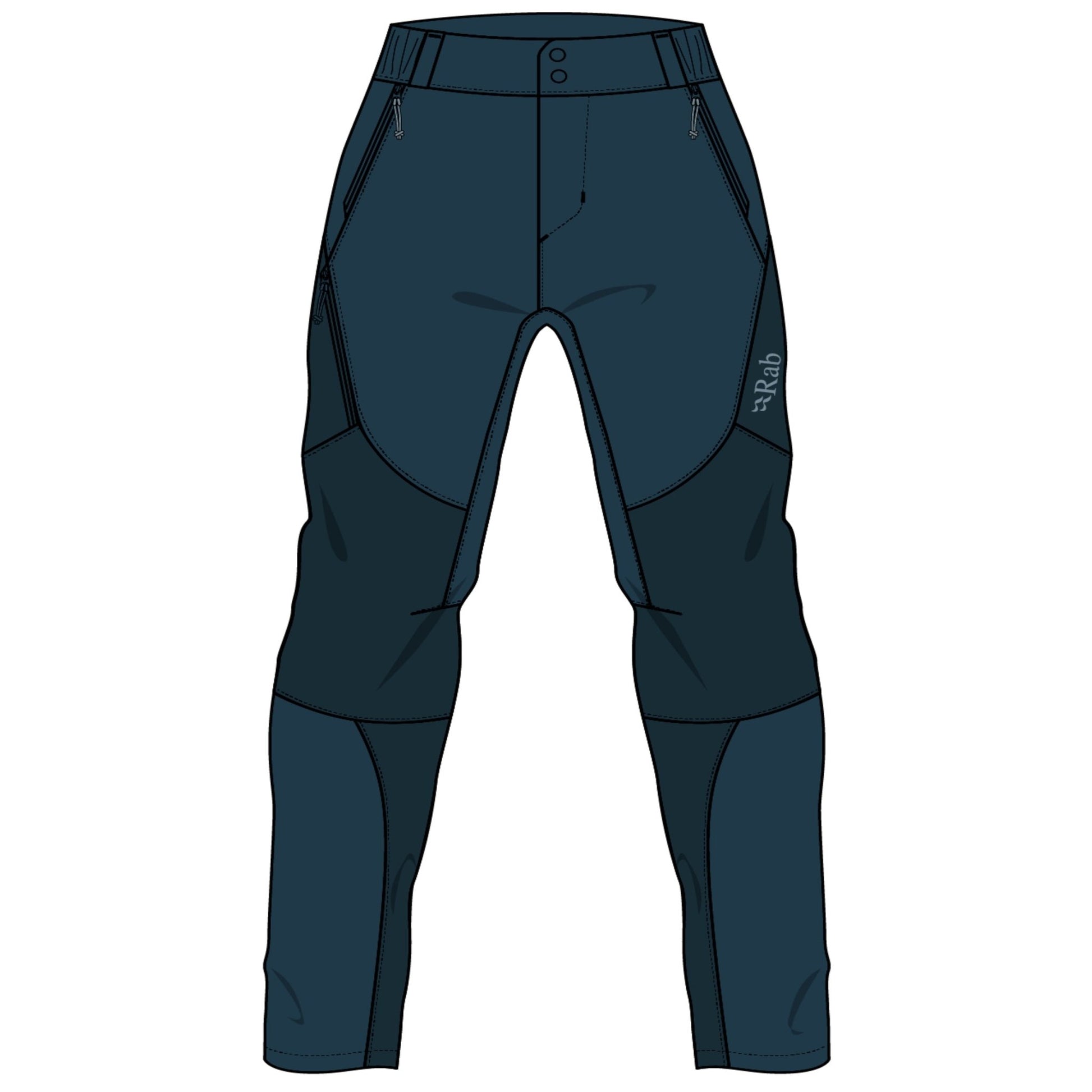 Rab Torque Mountain Pants WS - Pantalón técnico de montaña para mujer resistente y elástico - 