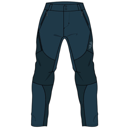 Rab Torque Mountain Pants WS - Pantalón técnico de montaña para mujer resistente y elástico - 