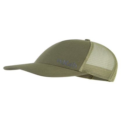 Rab Trucker Logo Cap – Gorra Transpirable con Malla para Outdoor y Verano - 