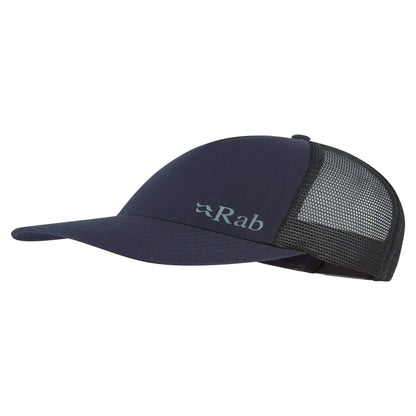 Rab Trucker Logo Cap – Gorra Transpirable con Malla para Outdoor y Verano - 