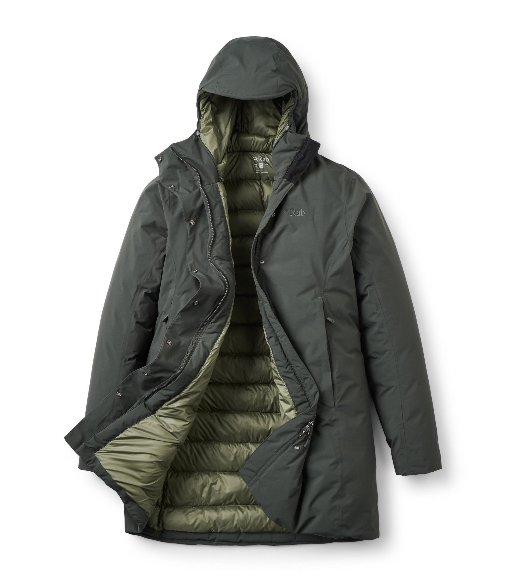 Rab Valiance Parka Mujer AW26 – Parka de pluma impermeable 700FP - Parkas de pluma mujer