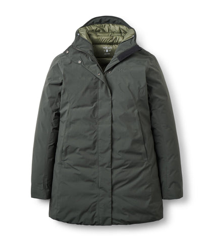 Rab Valiance Parka Mujer AW26 – Parka de pluma impermeable 700FP - Parkas de pluma mujer