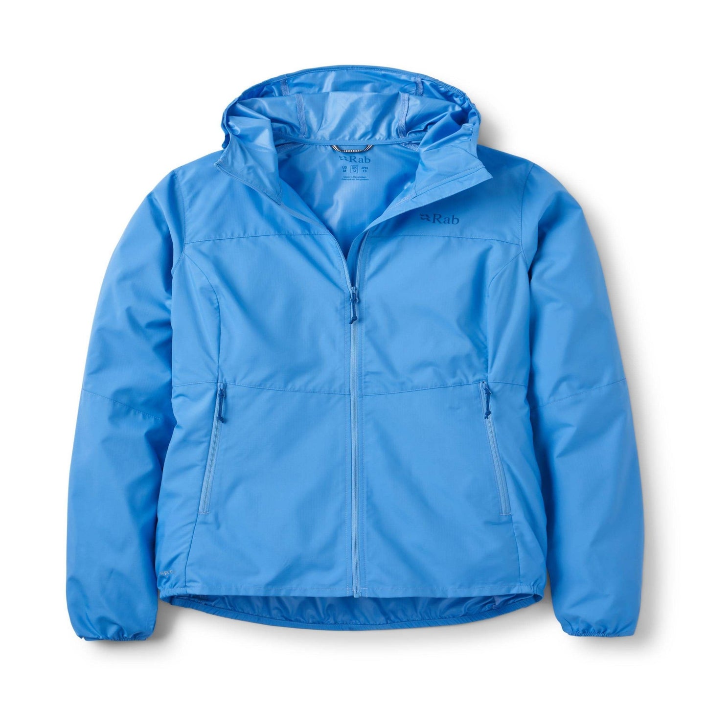 Rab Windgather Hoody Wmns – Chaqueta Cortavientos Ultraligera para Trekking y Montaña - Chaquetas Impermeables