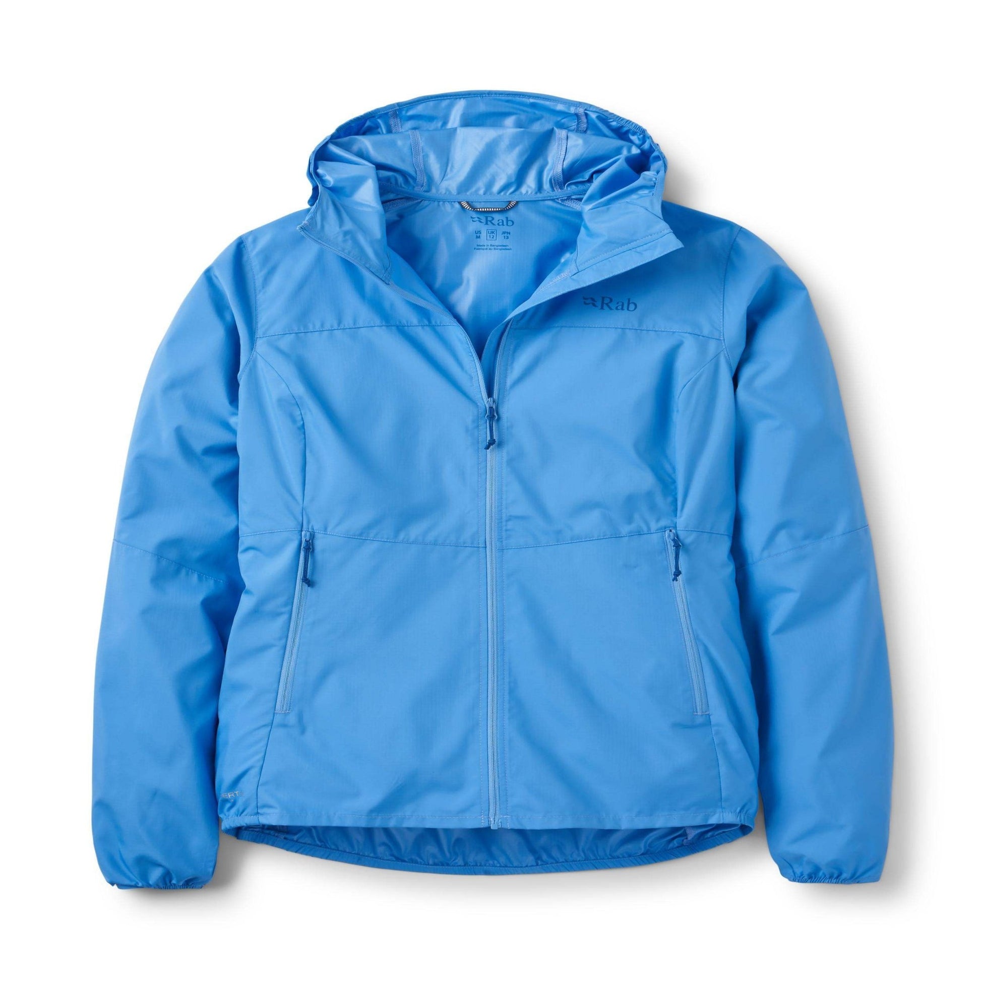 Rab Windgather Hoody Wmns – Chaqueta Cortavientos Ultraligera para Trekking y Montaña - Chaquetas Impermeables