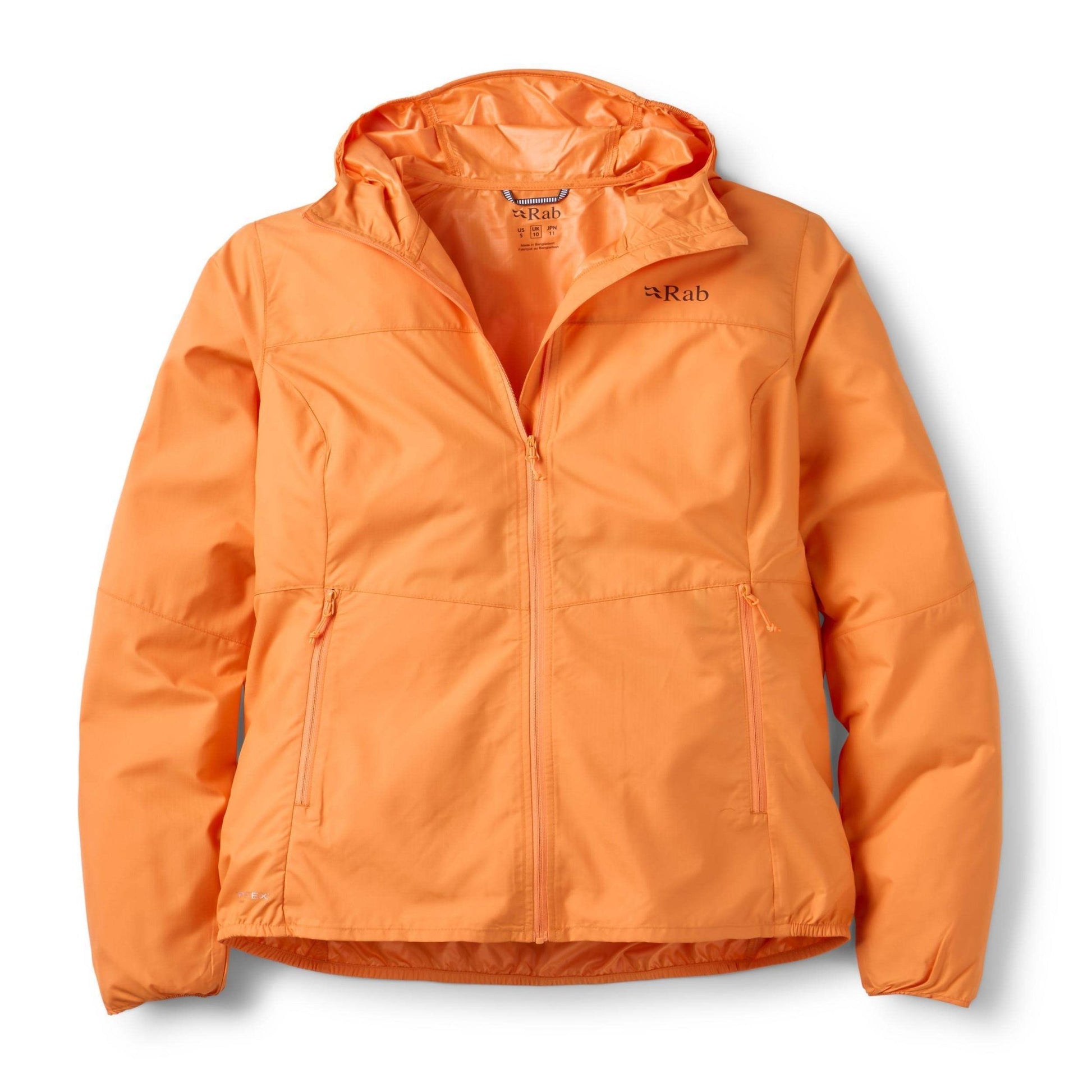 Rab Windgather Hoody Wmns – Chaqueta Cortavientos Ultraligera para Trekking y Montaña - Chaquetas Impermeables