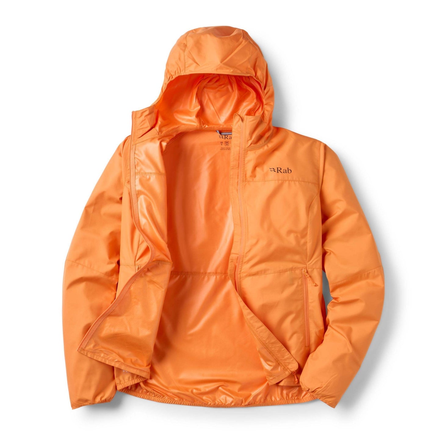 Rab Windgather Hoody Wmns – Chaqueta Cortavientos Ultraligera para Trekking y Montaña - Chaquetas Impermeables